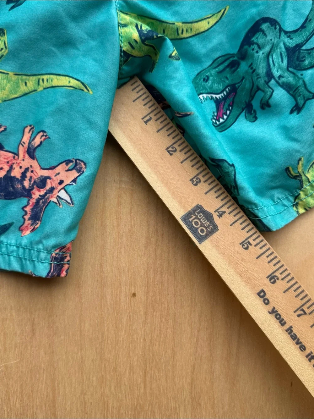 Carter's Kid Dinosaur Swim Trunks Bottoms Shorts Blue size 5 / 5A